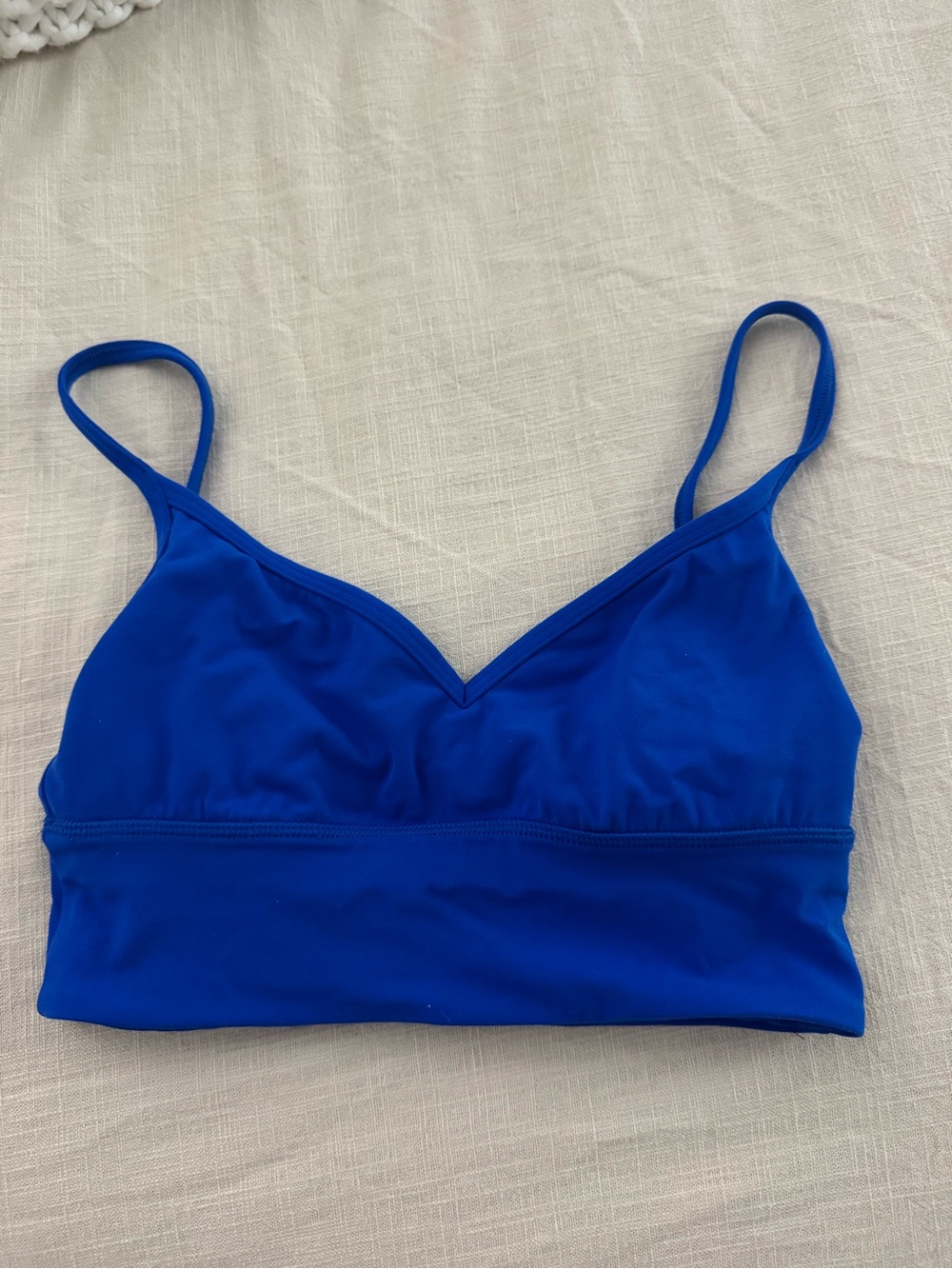 lululemon athletica Cobalt Blue Thin-Strap Sports Bra size 4 - Picture 2 of 2